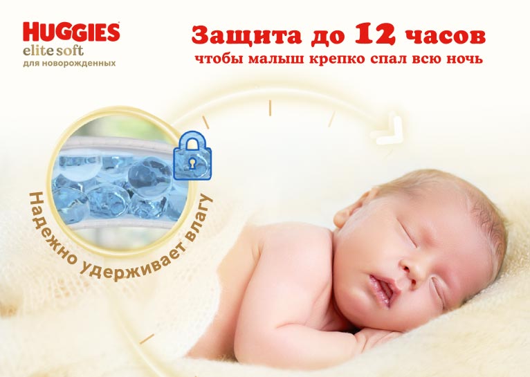 НОВИНКА! Умные подгузники Huggies® Elite Soft