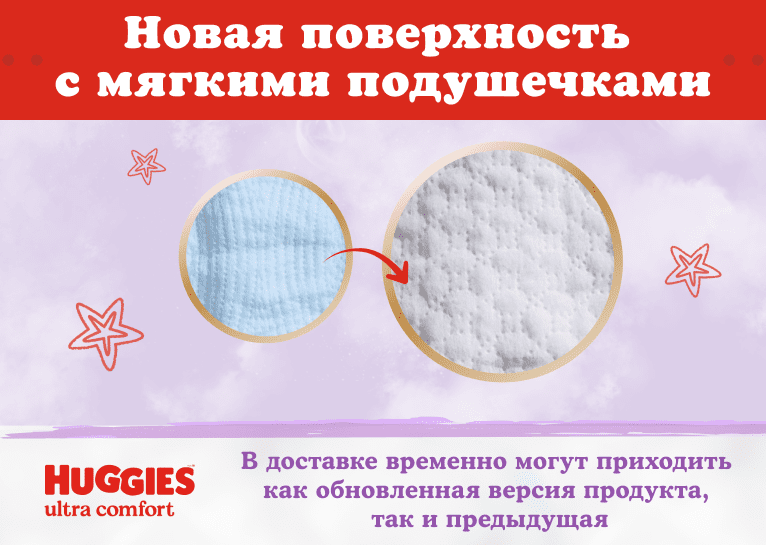 Подгузники Huggies® Ultra Comfort унисекс