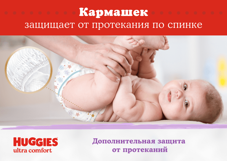 Подгузники Huggies® Ultra Comfort унисекс